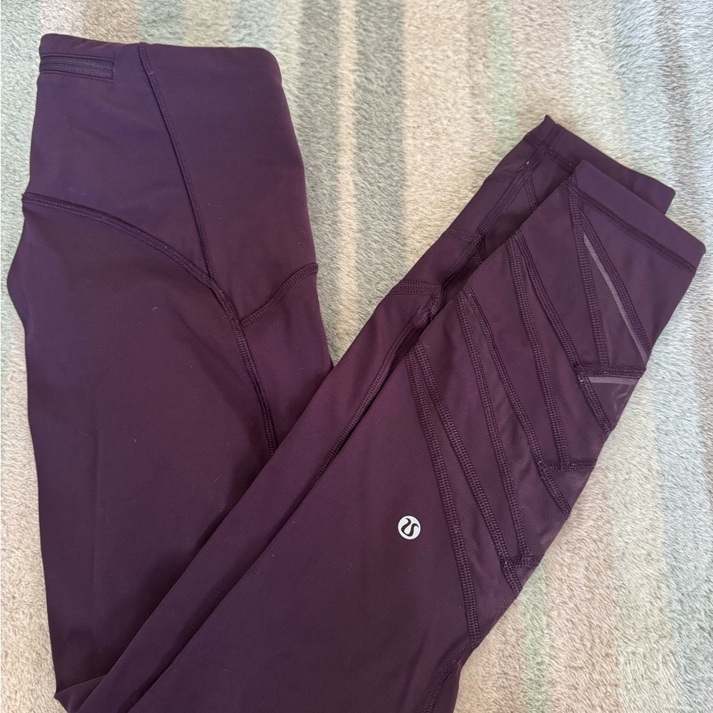 Lululemon Plum Purple High-Rise Leggings
